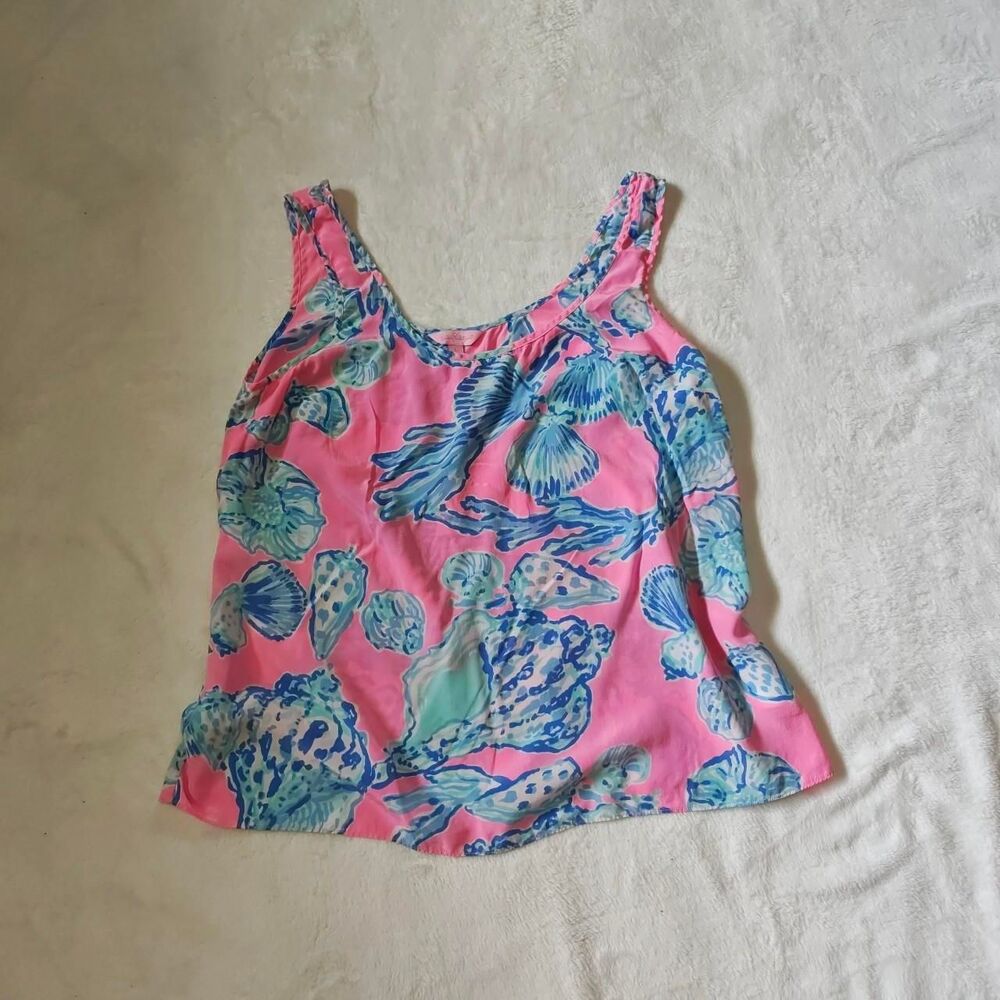 Lilly-pulitzer Women's Pink and Blue Vest